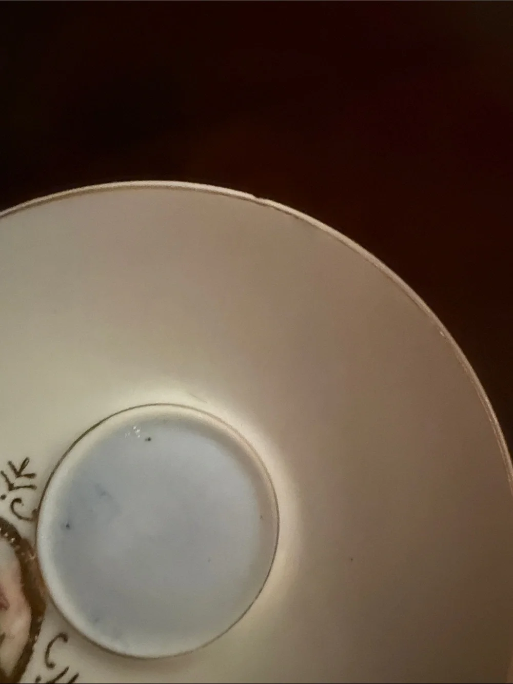 Antique coffee cups and saucers set of 5